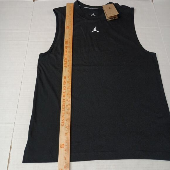 Jordan Sport Dri-Fit Sleeveless Top Mens Size M Medium Black - Picture 5 of 7